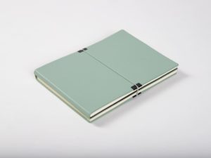 light green notepad